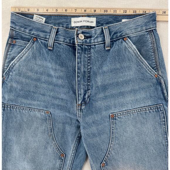 Aritzia Denim Forum The Carpenter Lo- Rise Loose Fit Utility Cargo Jean 27 4 6 - Picture 7 of 11